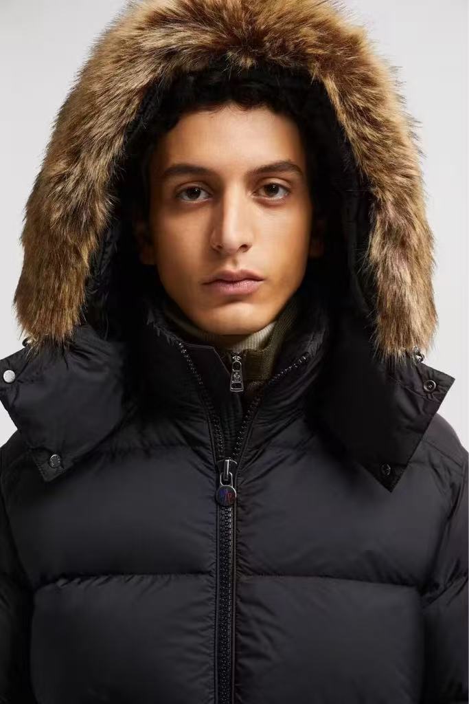 Moncler Mayaev Men's Hooded Short-Sleeved Down Jacket Coat