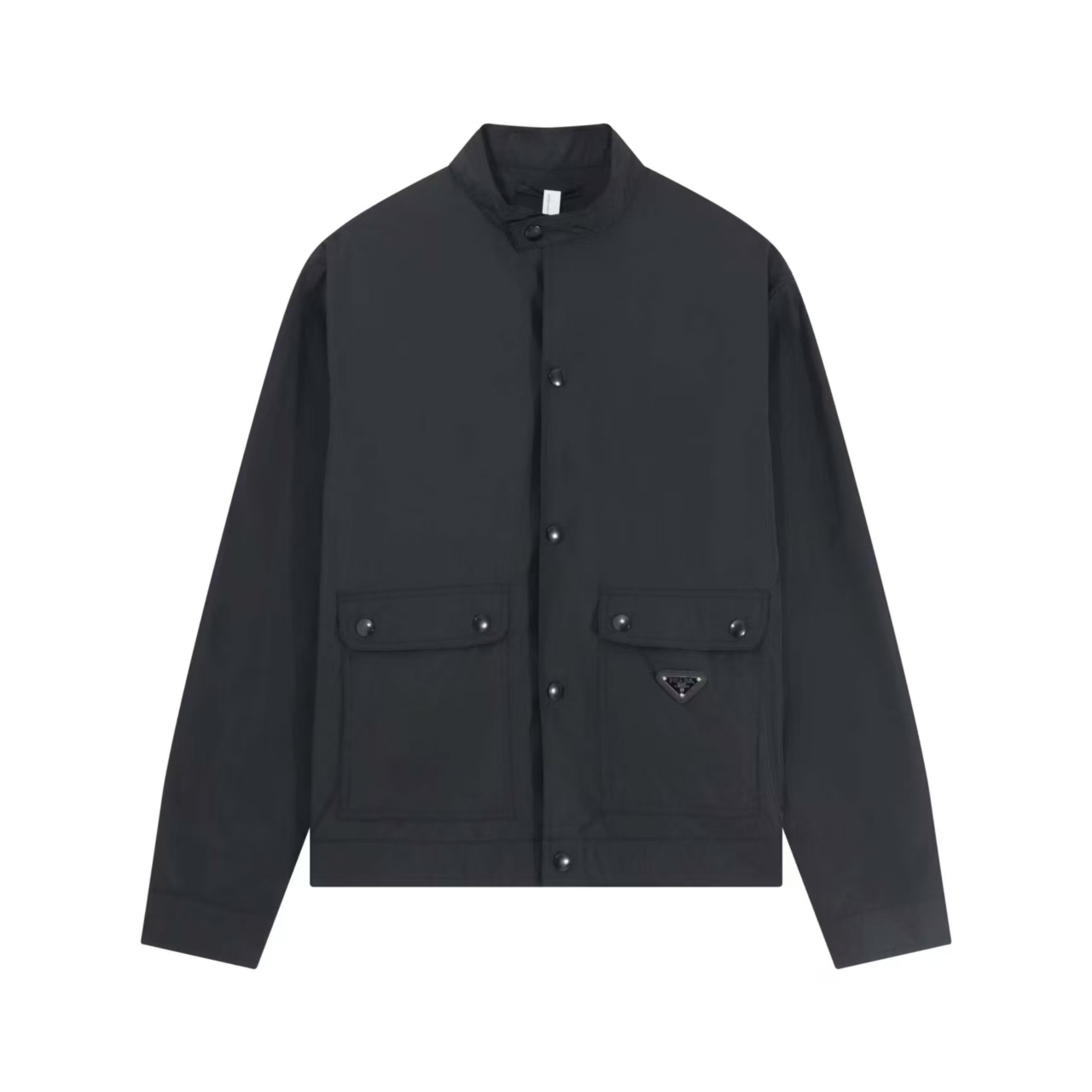 Prada Blue Mohair Jacket - Men's Tailored, Garment-Washed