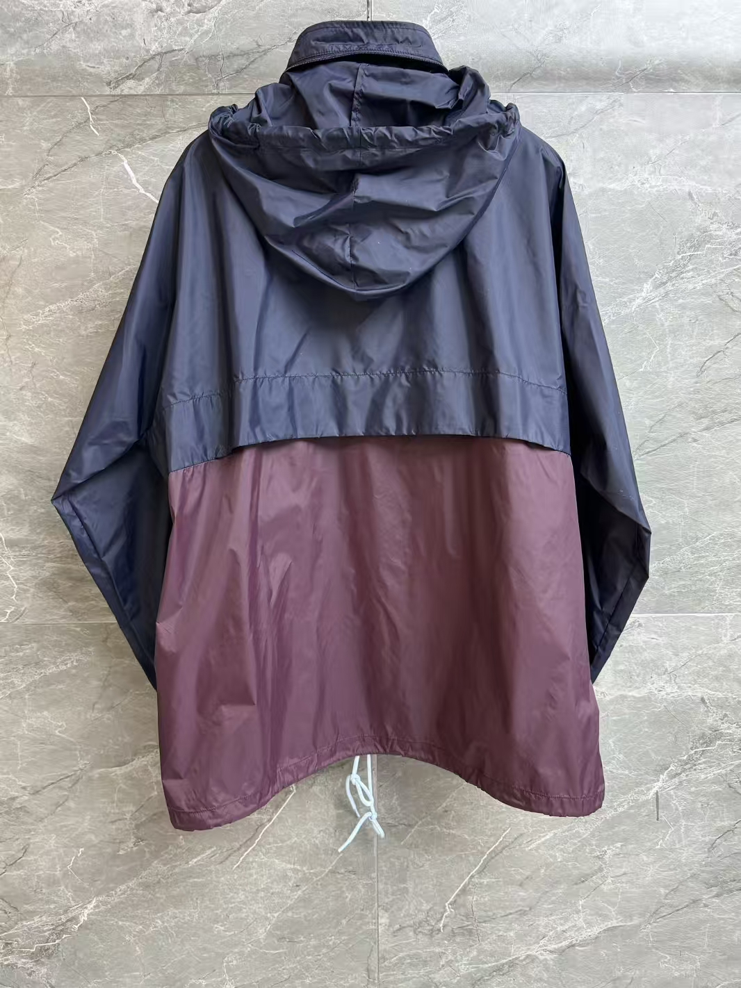 Prada Re-Nylon Short Jacket - Lightweight, Royal Blue & Pomegranate Red