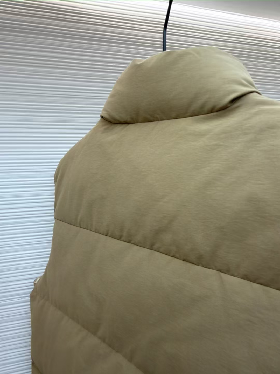 Prada Cork Beige Padded Vest - Sporty, Modern, Logo Detail