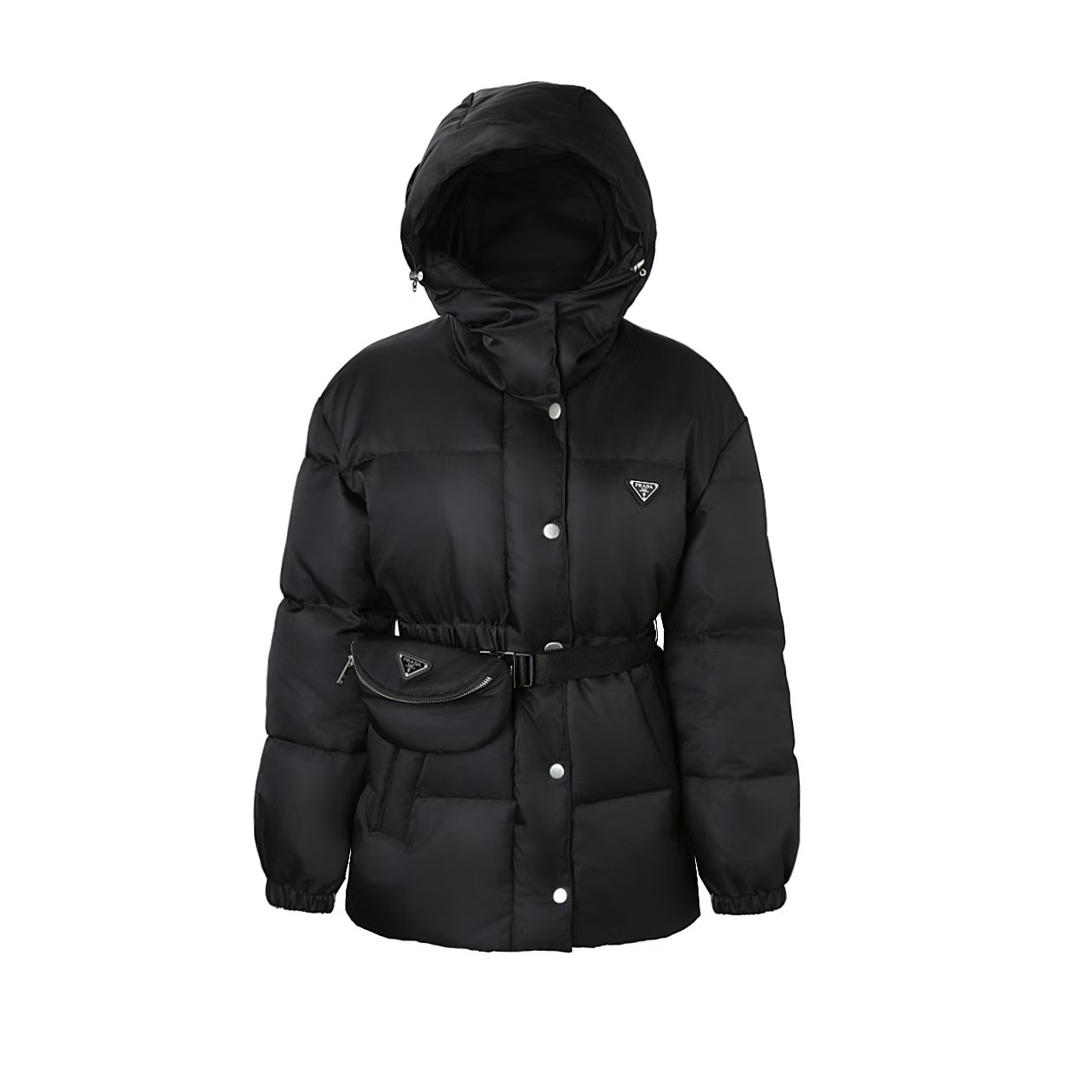 Prada Black Re-Nylon Down Jacket - Men‘s/Women’s