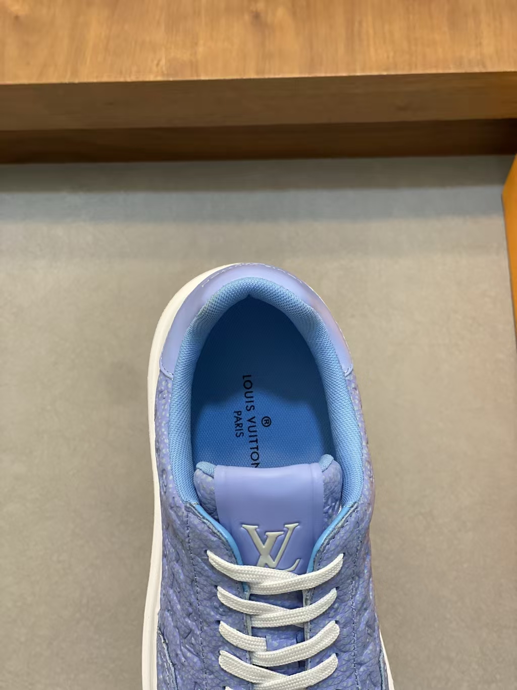 Louis Vuitton Monogram New Arrival Men's Premium Indigo Casual Sneaker | Durable Comfort Sport Shoe
