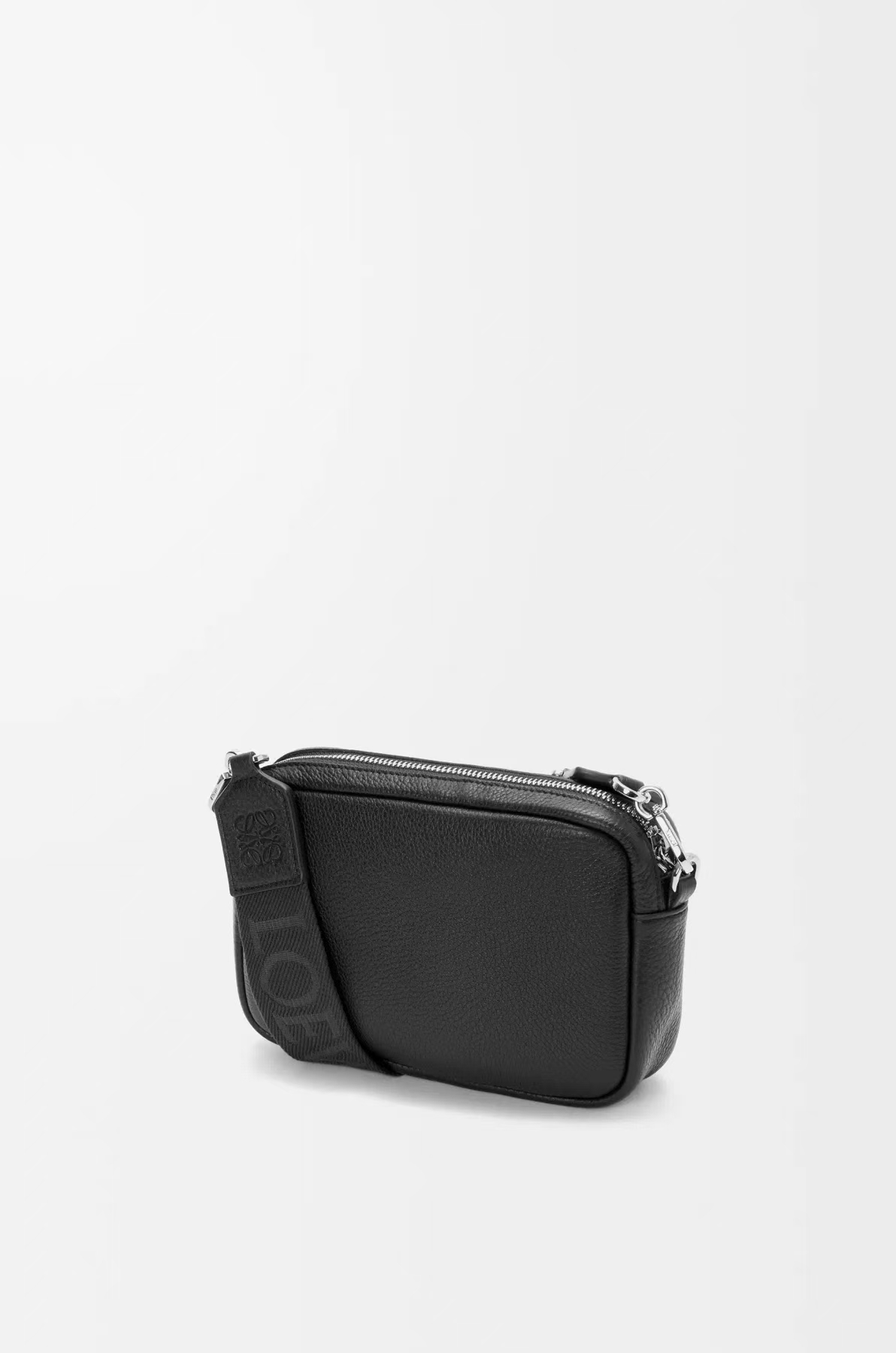 LOEWE Pebble Messenger Bag - Small, Black, Soft-Grained Calfskin
