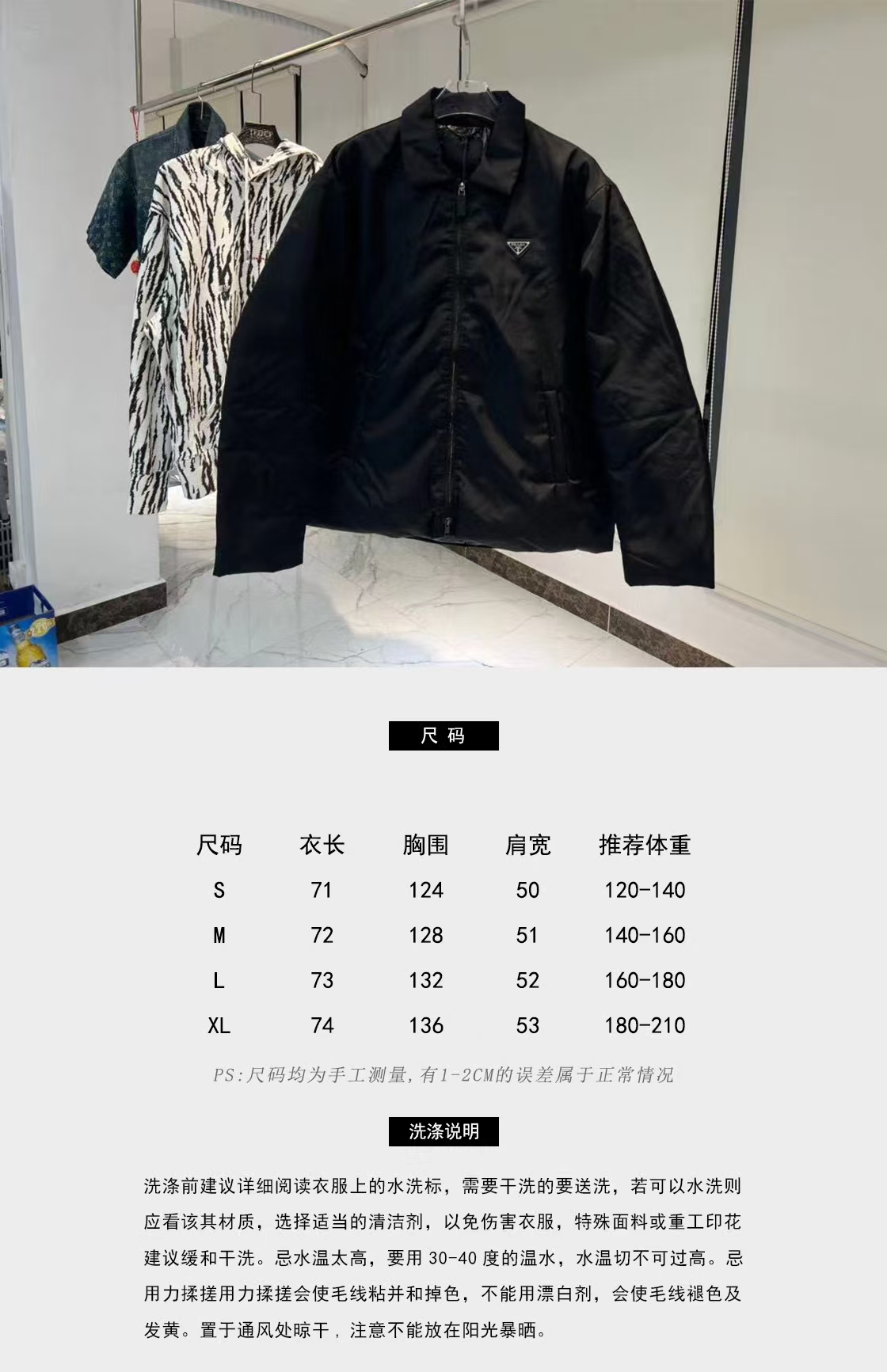 Prada Black Re-Nylon Jacket - Functional, Minimalist, Lightly Padded