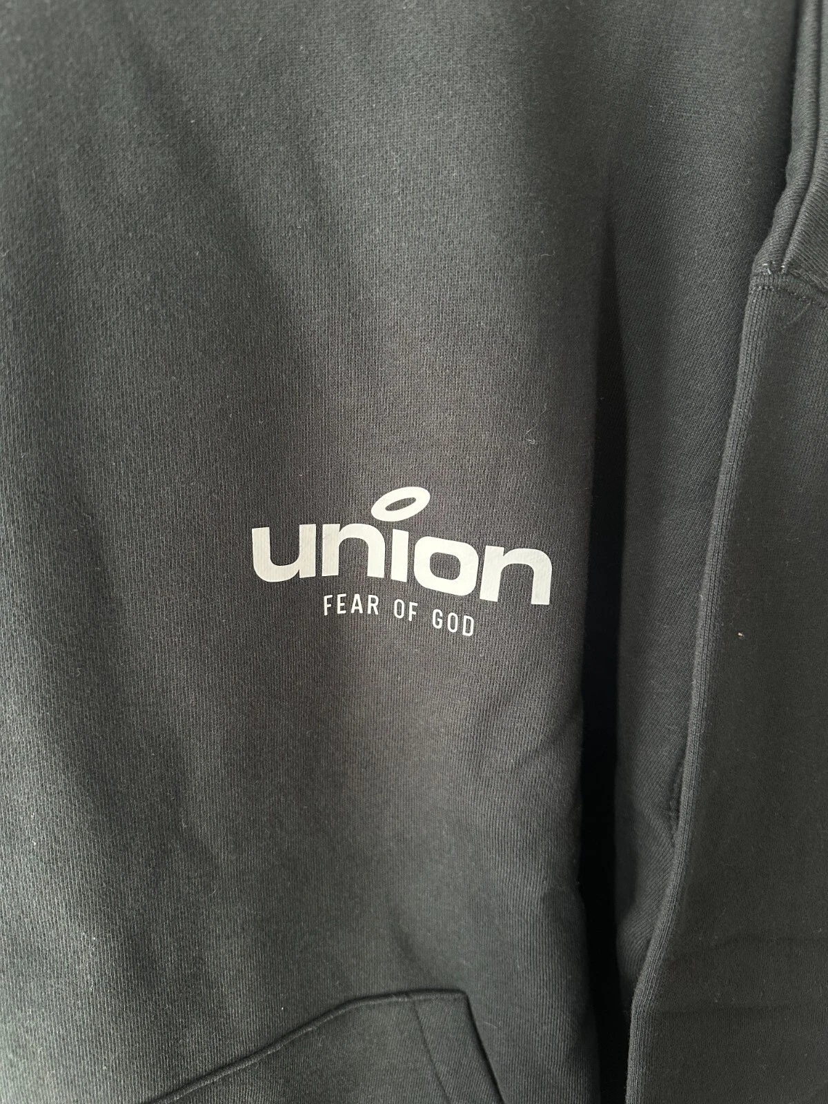 Fear of God Essentials x Union Hoodie - Size Small