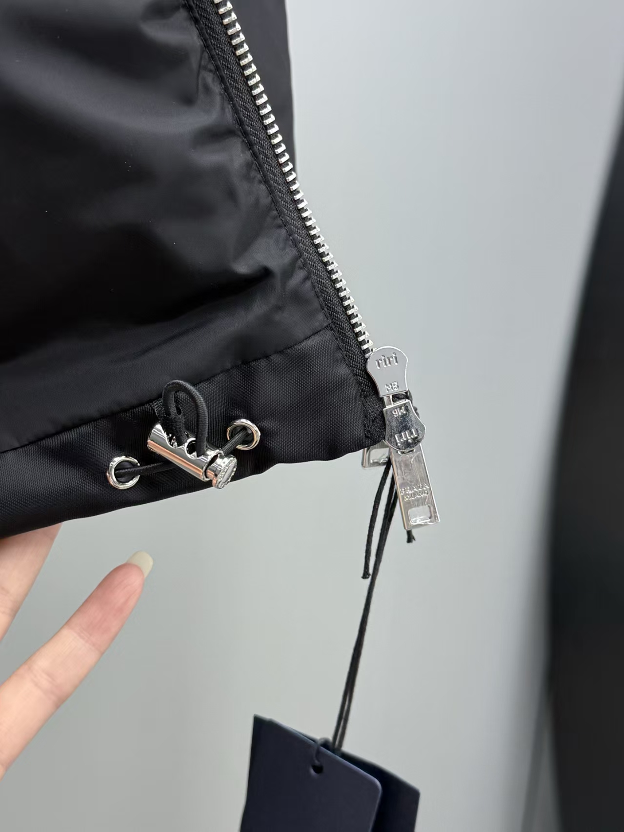 Prada Black Re-Nylon Hooded Down Jacket - Men‘s/Women’s