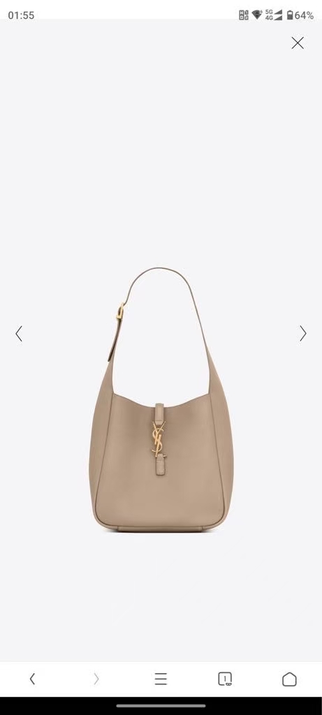 Saint Laurent LE 5 À 7 Soft Grained Leather Shoulder Bag