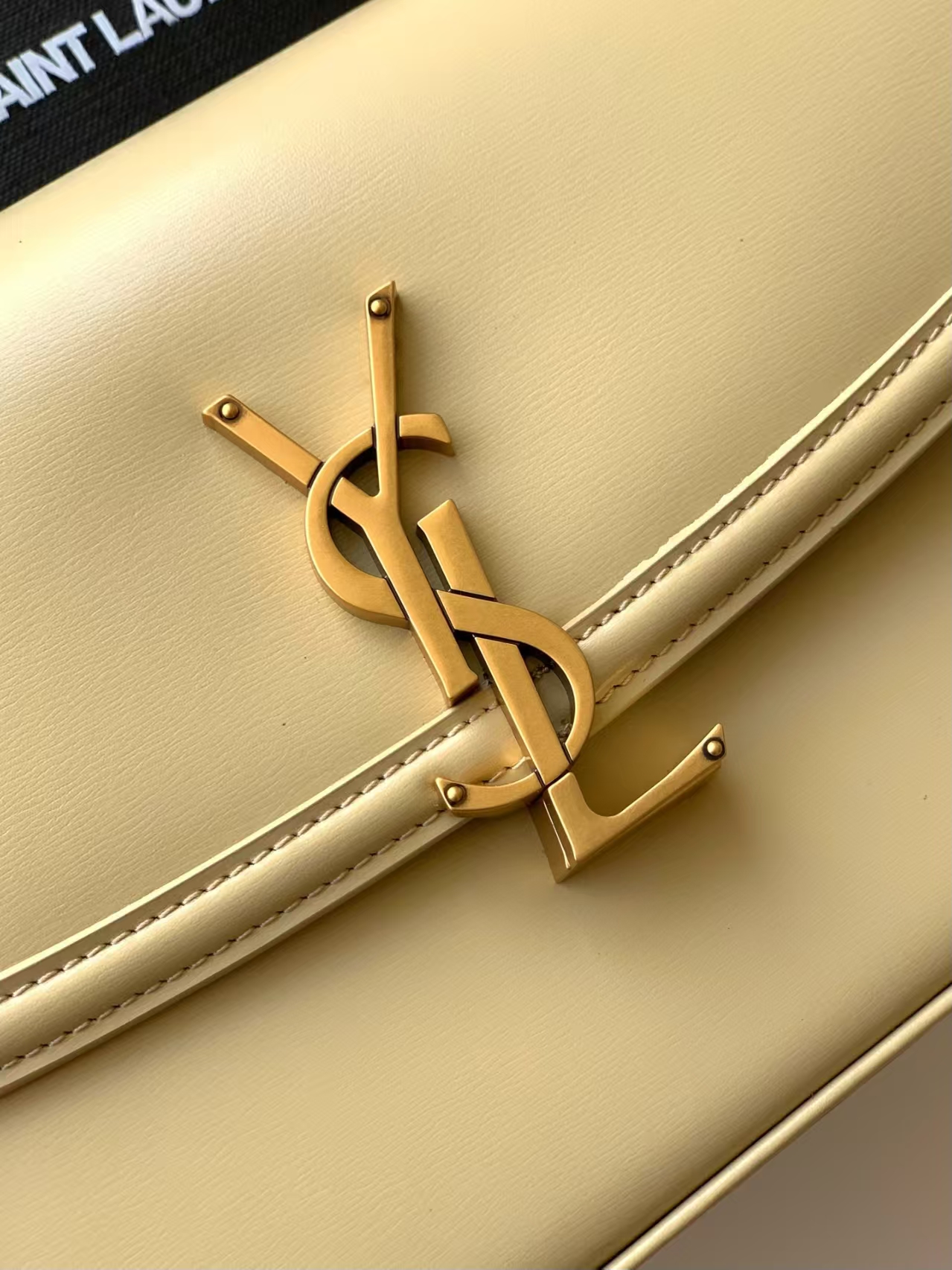 YSL Box Leather Handbag