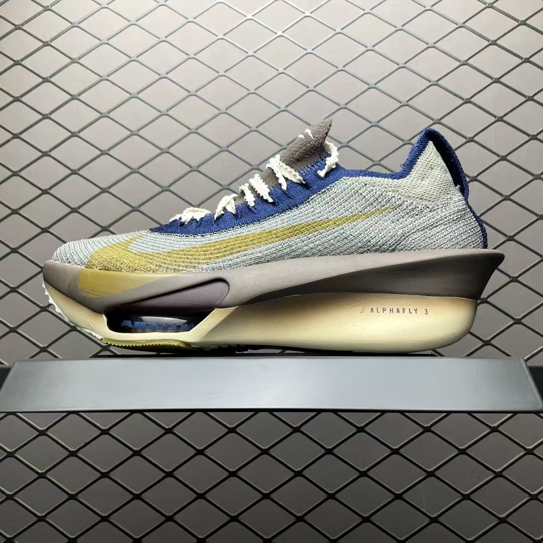 Nike Alphafly 3 Light Grey & Blue | Racing & Tempo Running Shoes