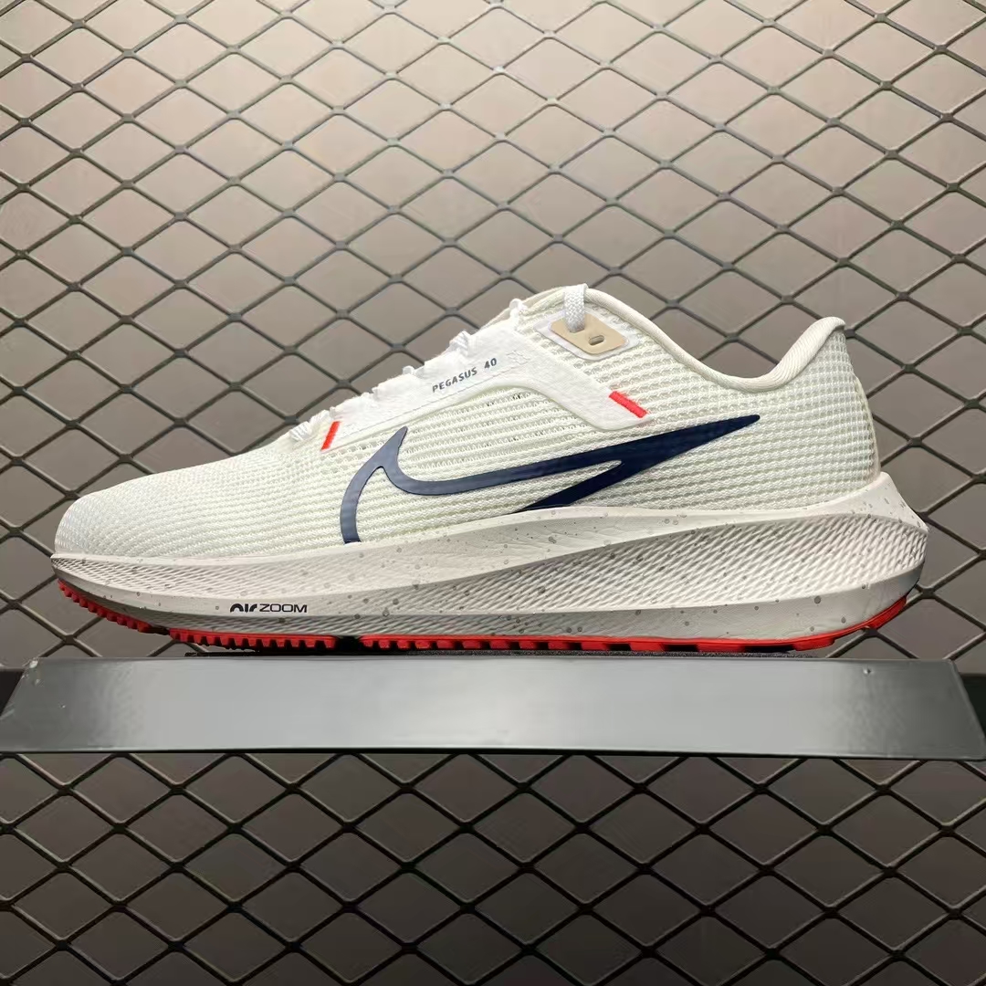 Nike Air Zoom Pegasus 40 Beige & Black | Breathable Cushioned Running Shoes