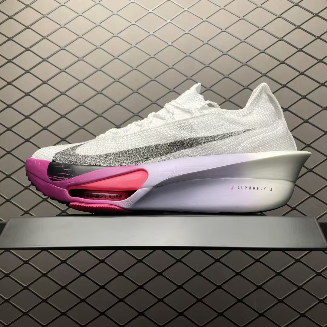 Nike Alphafly 3 Fuchsia & White | Racing & Tempo Running Shoes