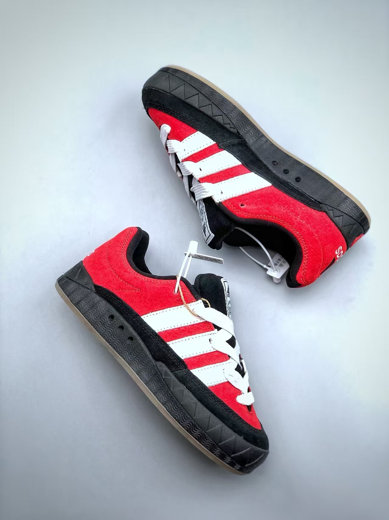 adidas Originals Adimatic Low Red & White | Retro Chunky Skate Sneaker