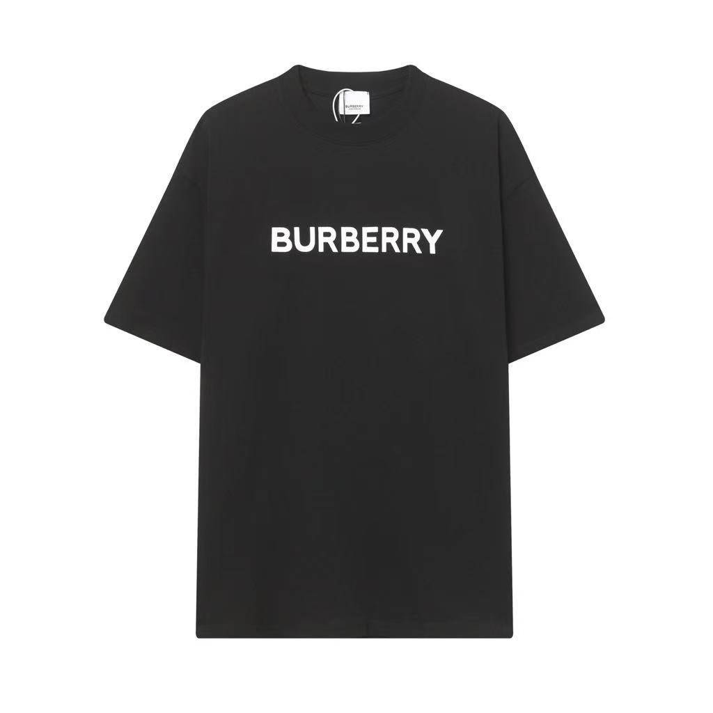 Burberry Vintage Logo Tee - 100% Cotton Short Sleeve T-Shirt