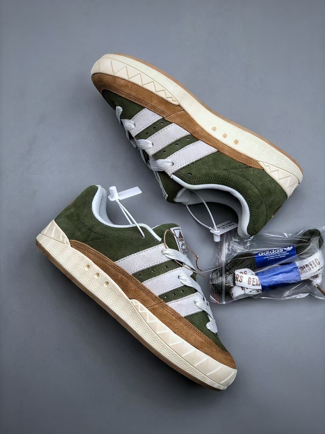 adidas Originals Adimatic Low Brown & Green | Retro Chunky Skate Sneaker