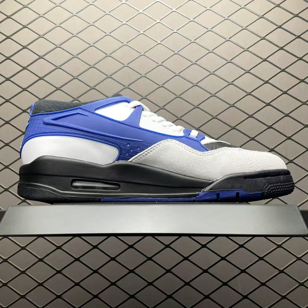 Air Jordan 4 “RM JA4” Low-Top Basketball Shoe in Black, Oatmeal & Lavender | Premium Retro Sneaker