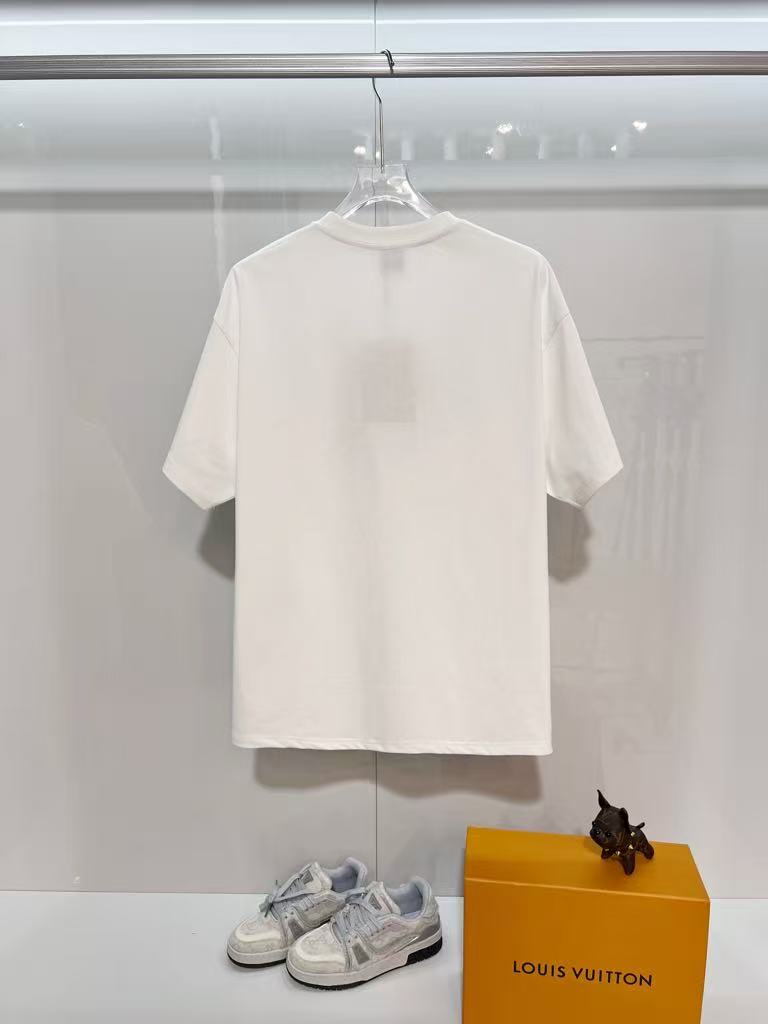 Burberry Crystal-Embellished Equestrian Knight Logo Cotton T-Shirt for Women - Short Sleeve Tee