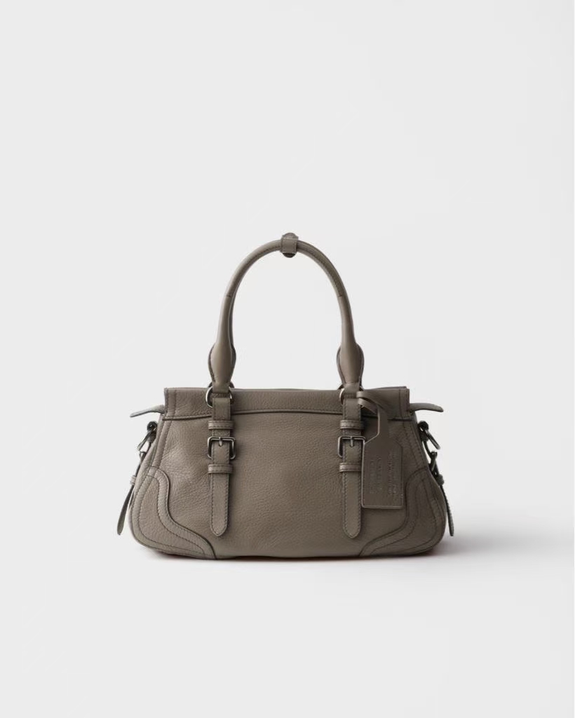 PRADA Large Leather Tote - Timeless Saffiano Craftsmanship