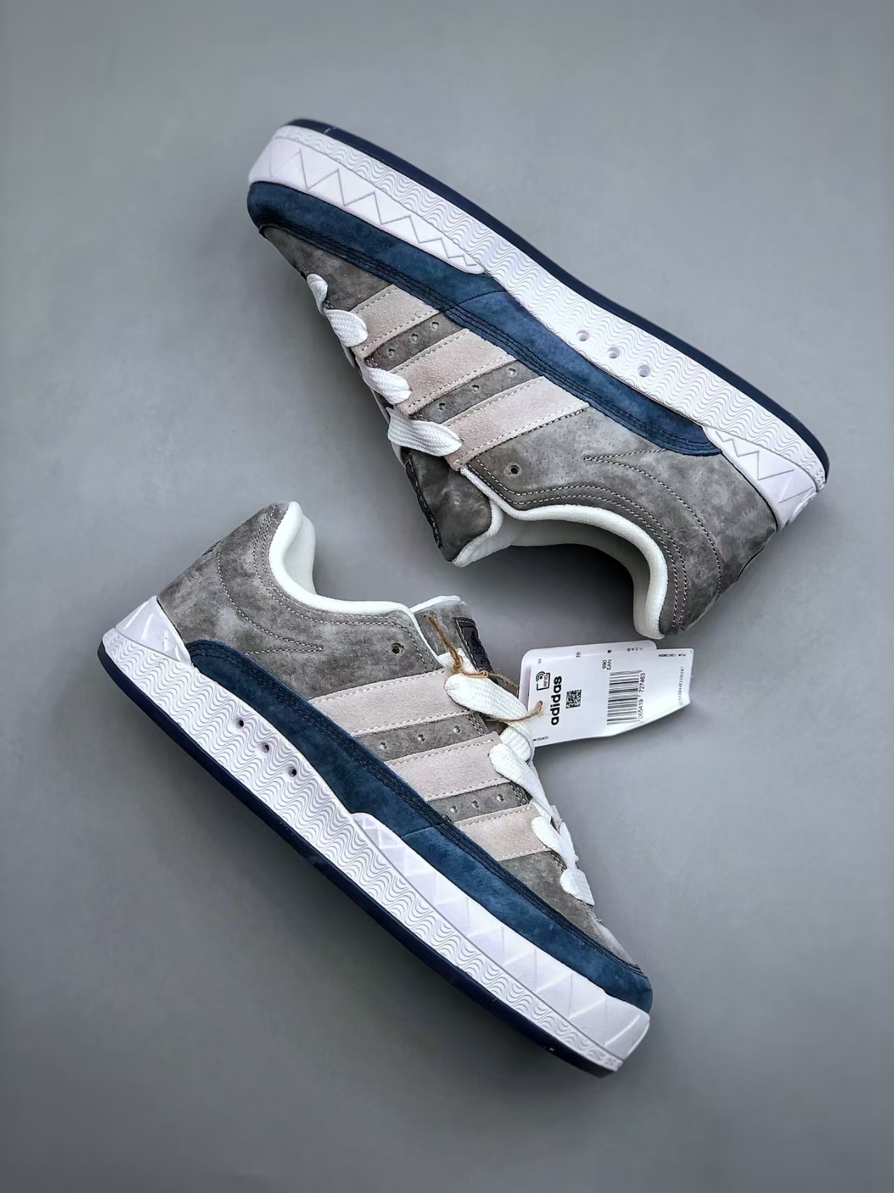 adidas Originals Adimatic Low White & Charcoal | Retro Chunky Skate Sneaker