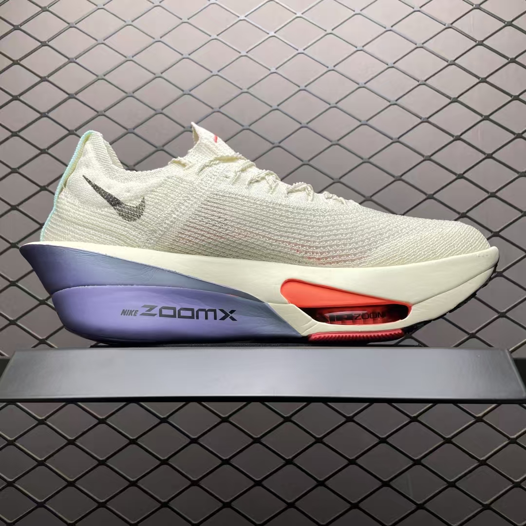 Nike Alphafly 3 Purple & Oatmeal | Racing & Tempo Running Shoes