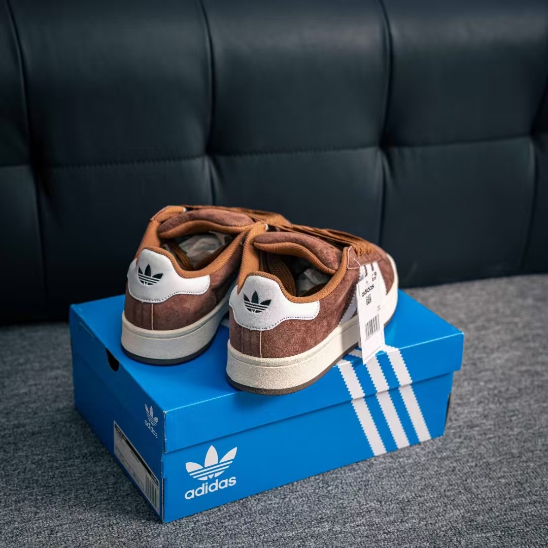 Adidas Originals Campus 00s Brown Suede & White | Classic Retro Casual Skate Sneakers
