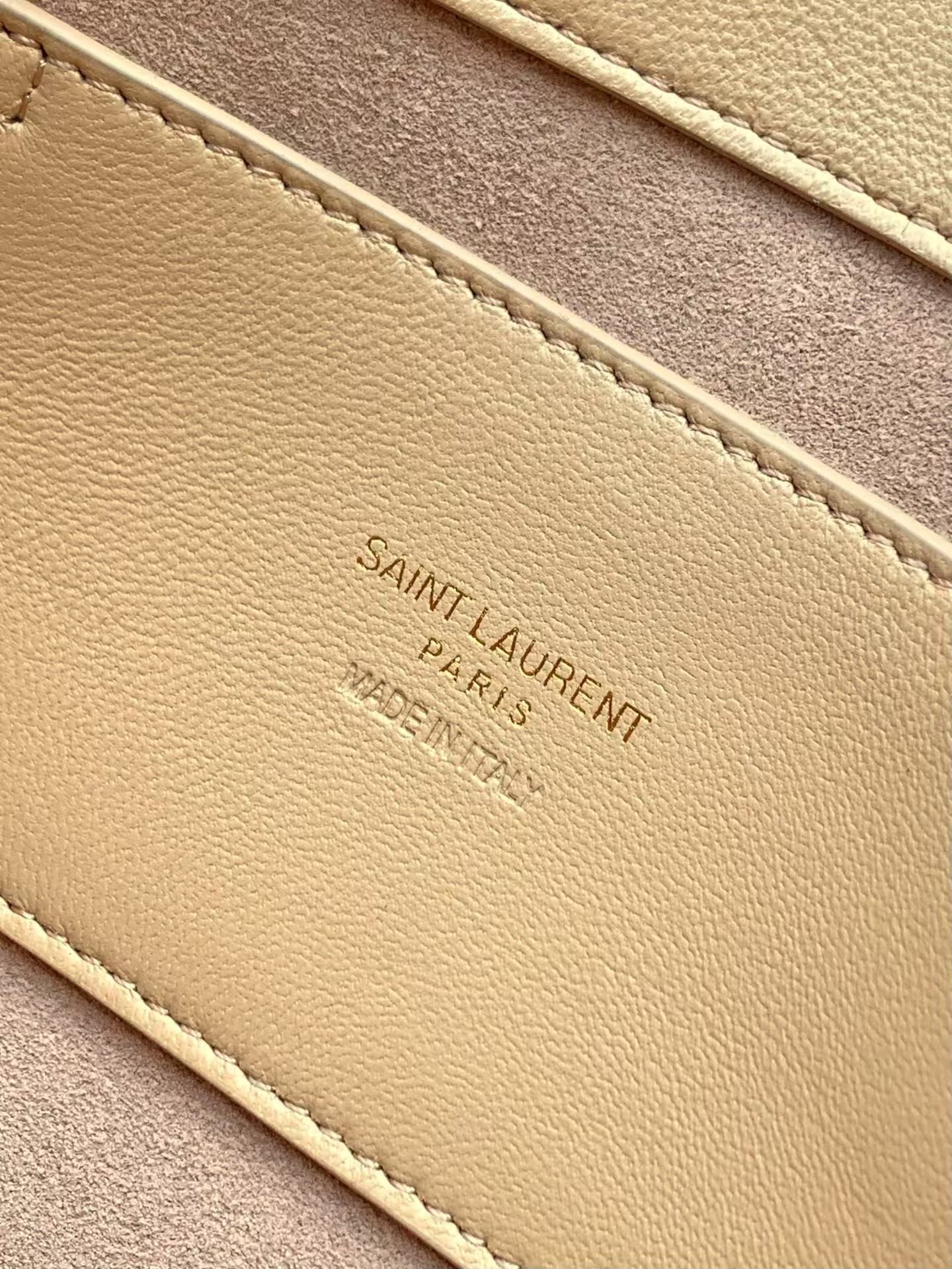 YSL Box Leather Handbag