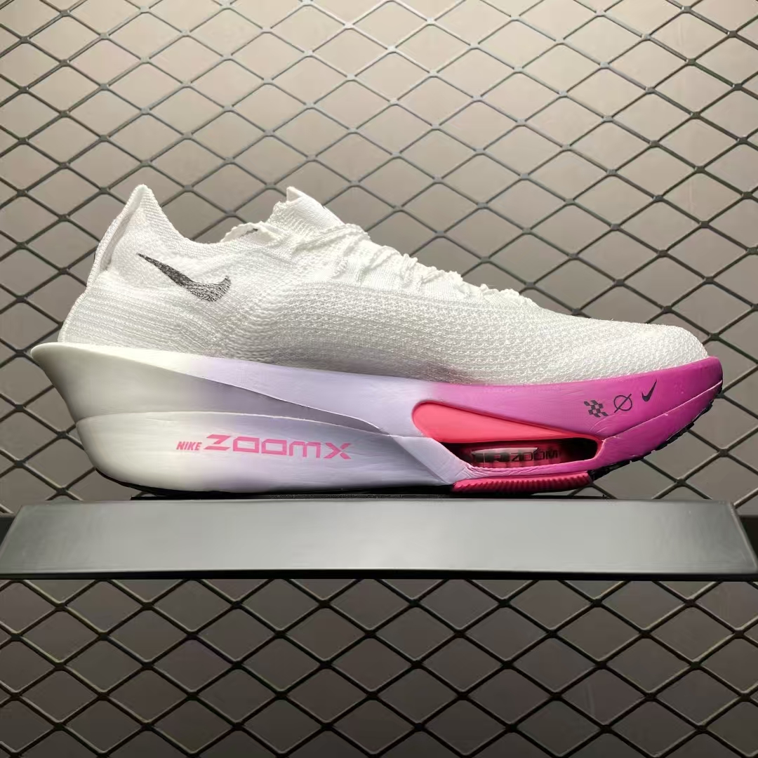 Nike Alphafly 3 Fuchsia & White | Racing & Tempo Running Shoes