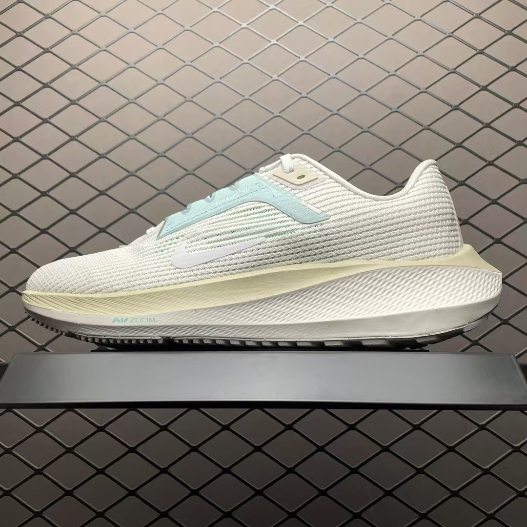 Nike Air Zoom Pegasus 40 Pale Yellow & White | Breathable Cushioned Running Shoes