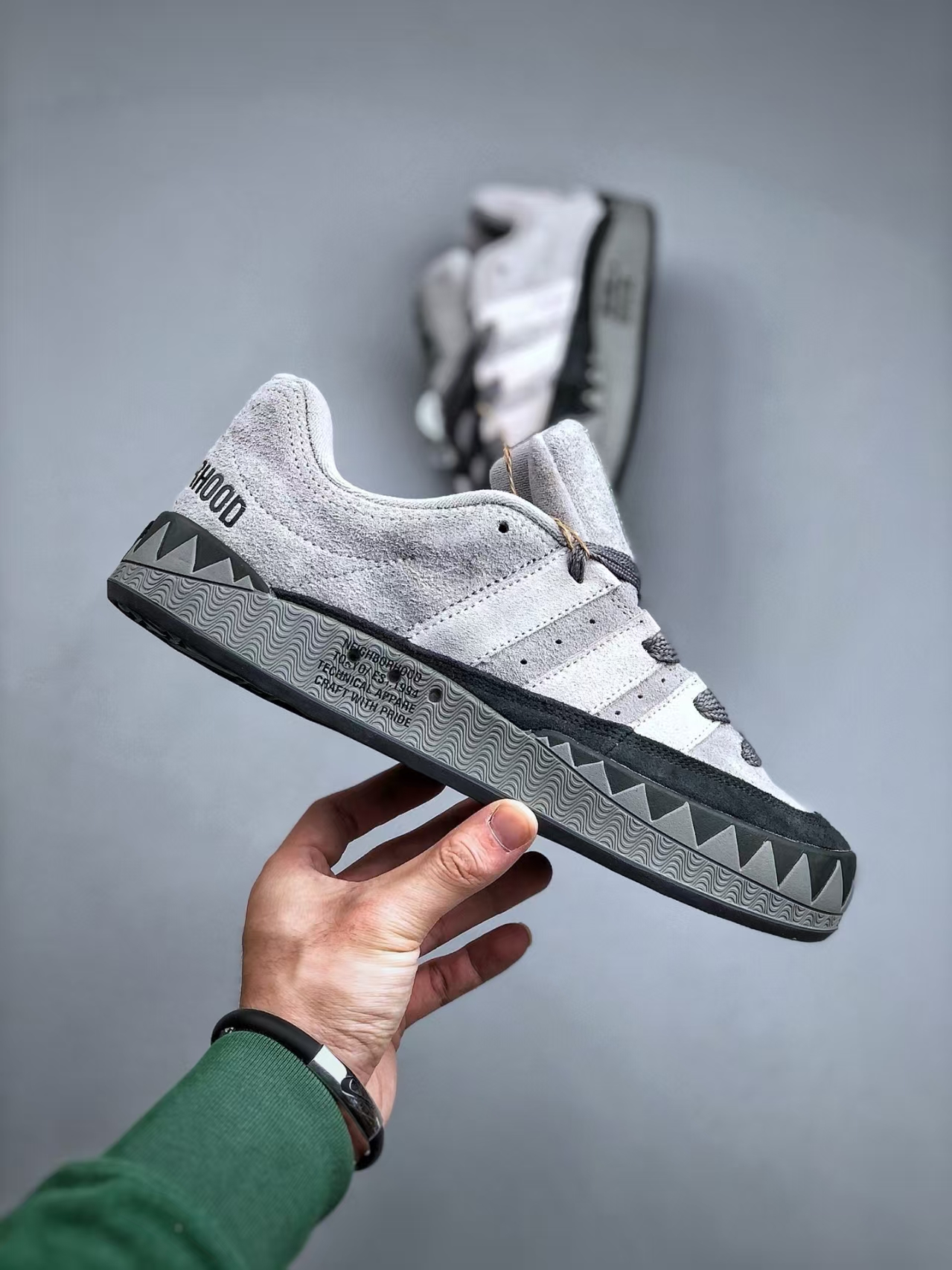 adidas Originals Adimatic Low Black & Grey | Retro Chunky Skate Sneaker