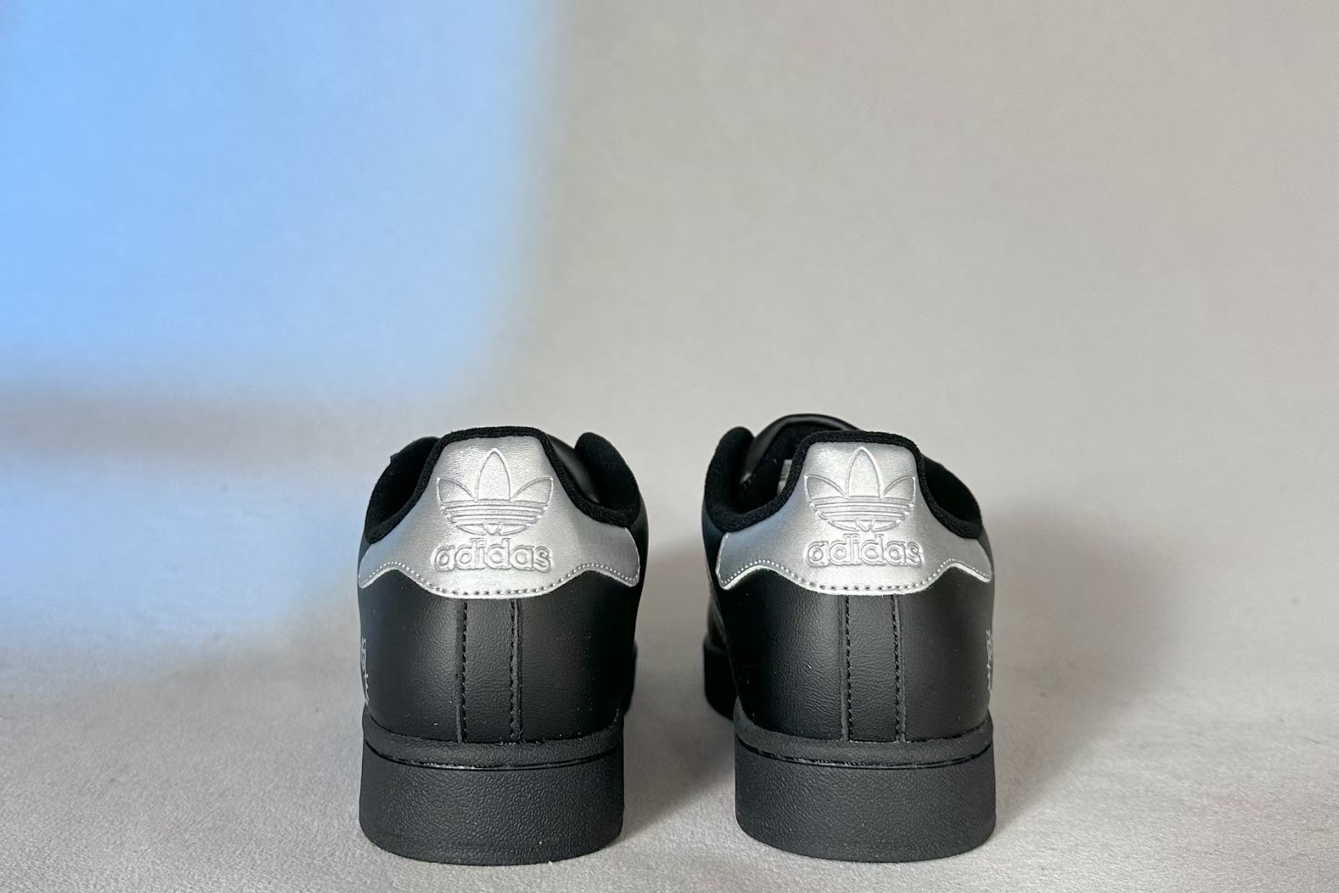 Adidas Originals Superstar Black & Silver | Low-Top Classic Casual Skate Sneakers