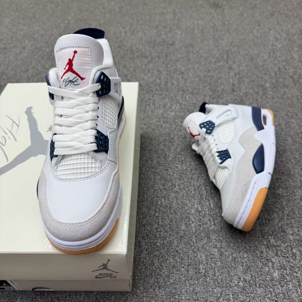 New - Nike SB X Air Jordan 4 Mid Retro 'Navy' DR5415-100 Men's Size