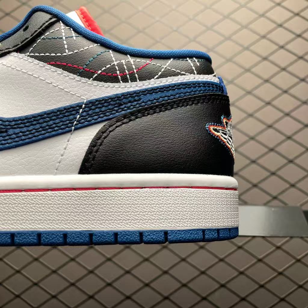 Jordan Air Jordan 1 Low SE 'Industrial Blue Sashiko' FV3622-141 Men's Shoes