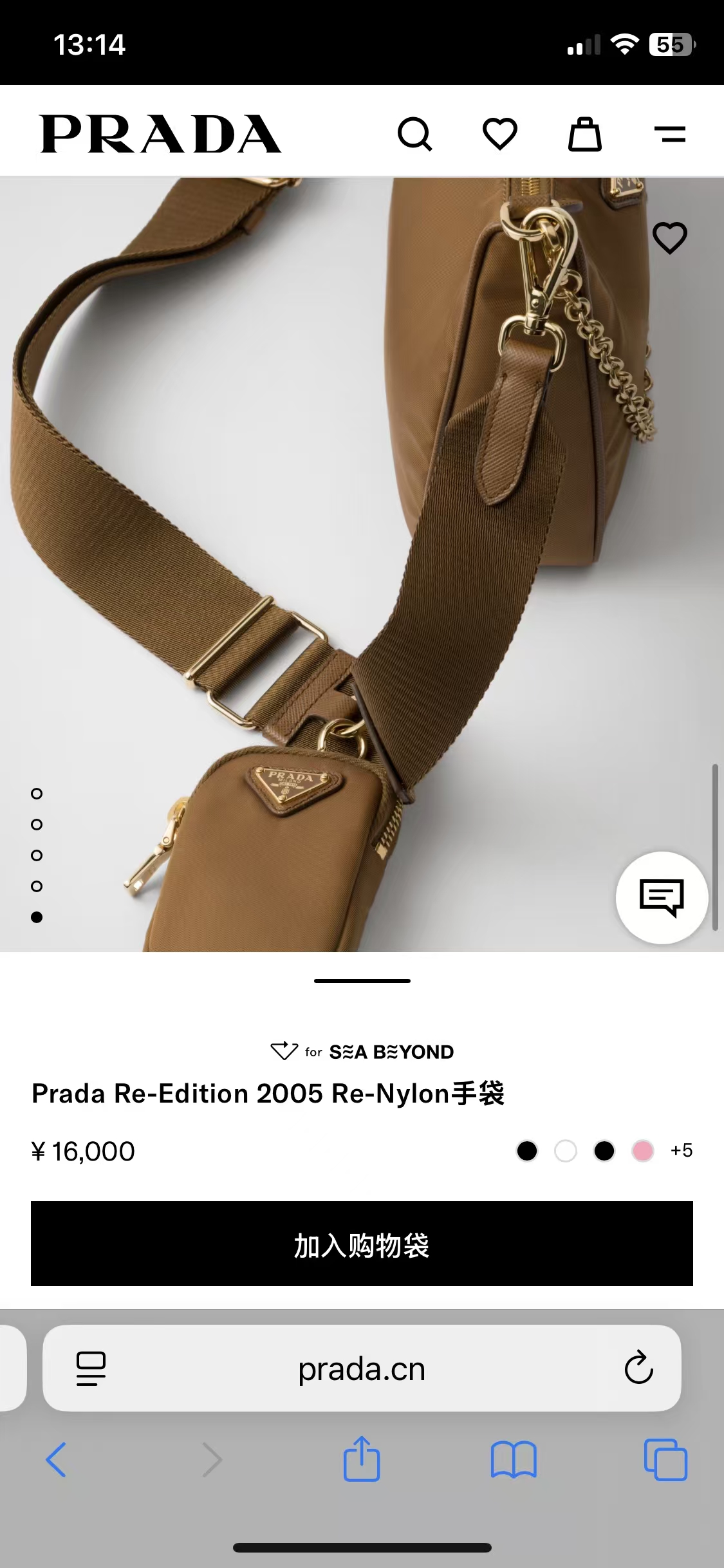 Prada Brandy Re-Edition 2005 Three-in-One Bag | Re-Nylon, Detachable Pouch & Vintage Hue