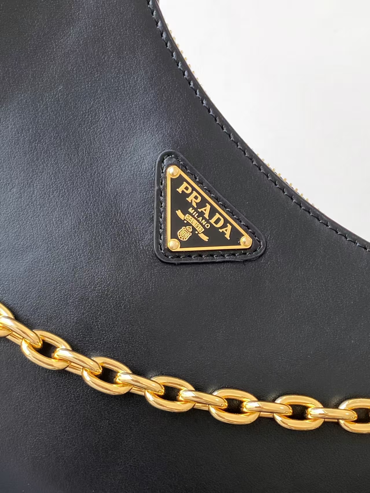 Prada Black Re-Edition 2005 Three-in-One Bag | Re-Nylon, Detachable Pouch & Chain Handle