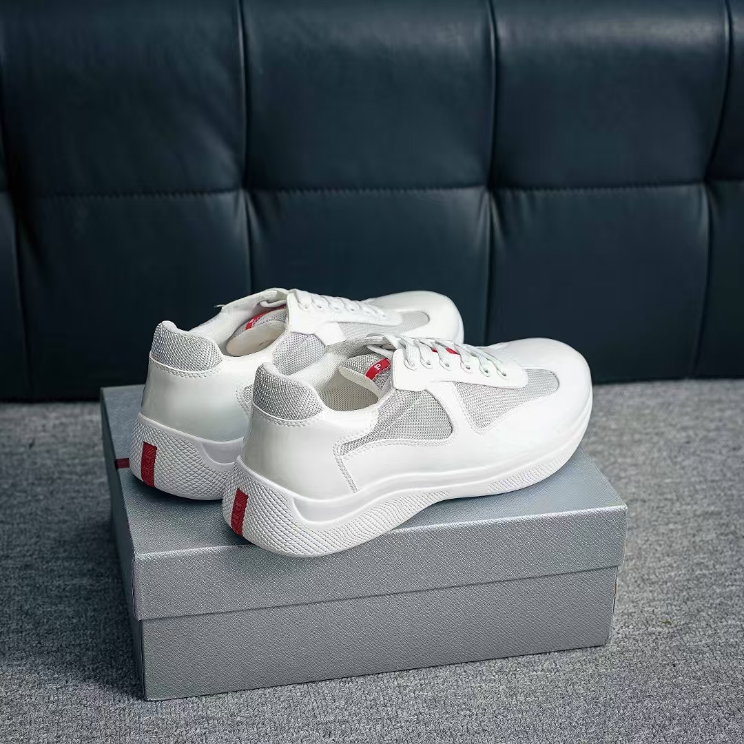 Prada Trainer White | Imported Comfort Mesh Sport Shoes
