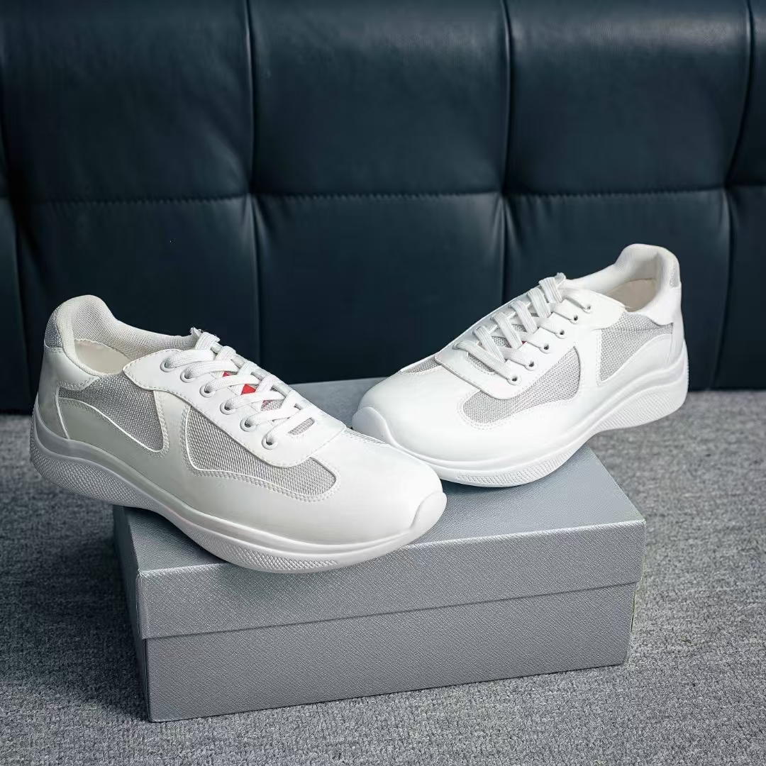 Prada Trainer White | Imported Comfort Mesh Sport Shoes
