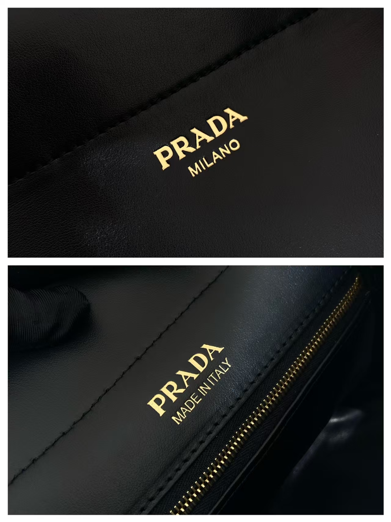 Prada Black Mini Enchaîné Leather Bag | Chain Top Handle & Modern Vintage Silhouette