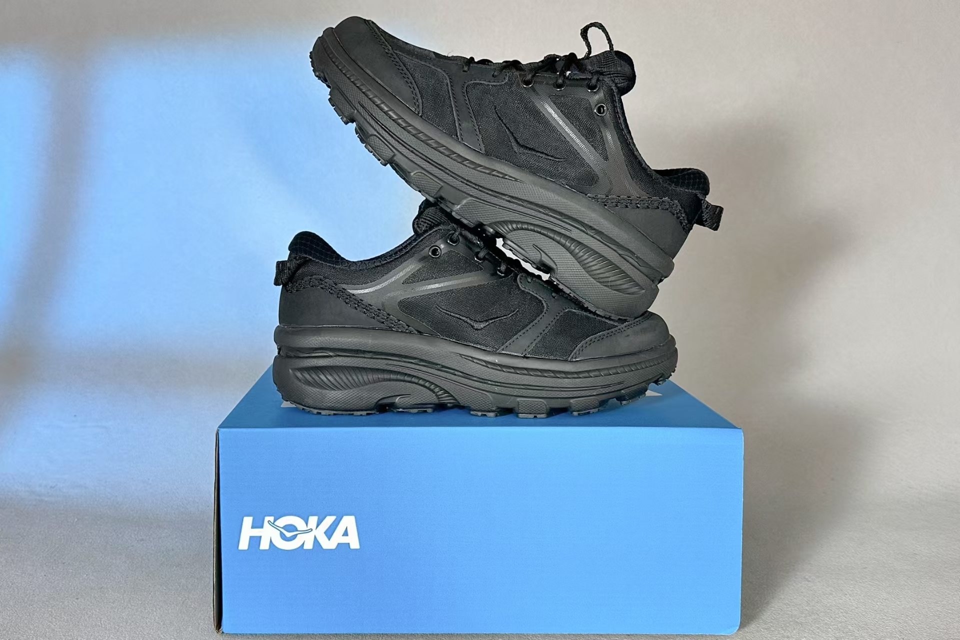 HOKA Bondi 8 Black | Retro Comfort Anti-Slip Low-Top Running Shoes
