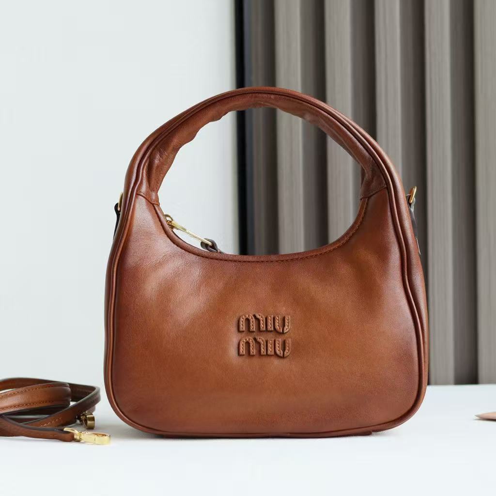 Miumiu Wander Leather Handbag