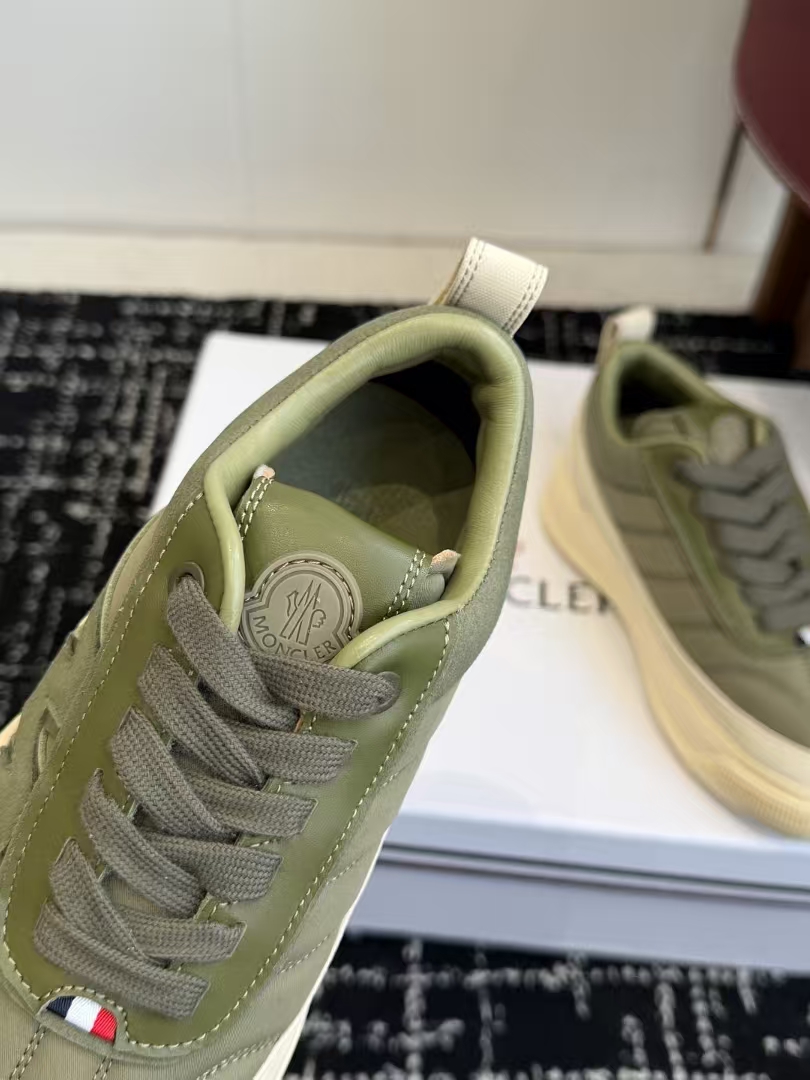 Moncler Altive Olive Green Sneaker | Vibram® Megagrip Sole