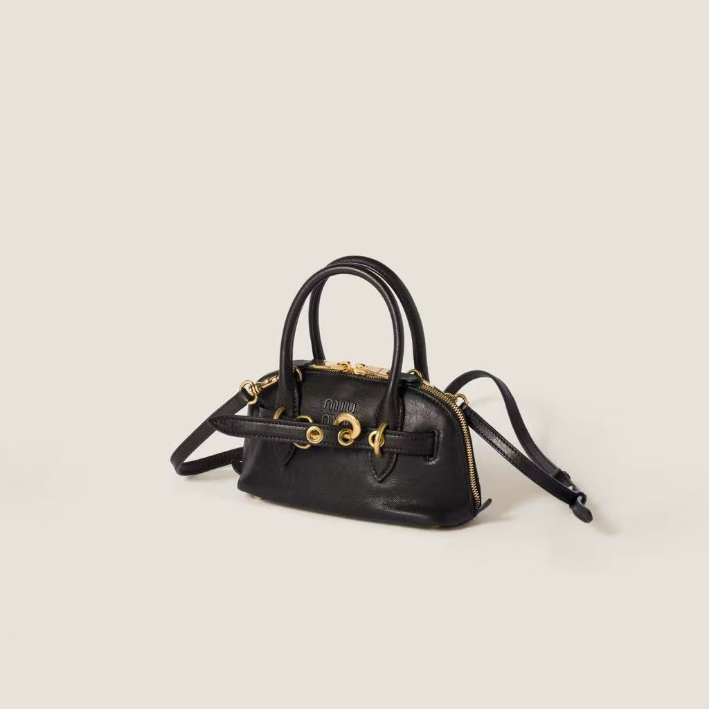 Miumiu Aventure Nappa Leather Mini Handbag
