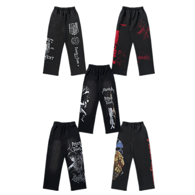 New YoungLA 2128 - AOT© X YLA BAGGY JOGGERS Jogging Comfort Unisex Sweatpants