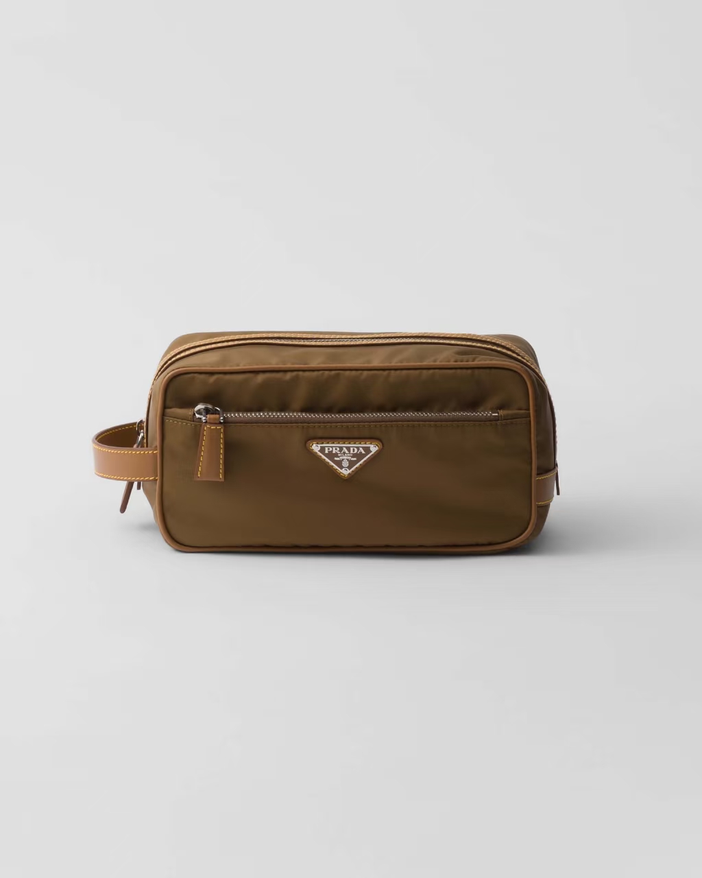 Prada Brandy Re-Nylon Shoulder Bag | Vintage Street Style, Detachable Pouch