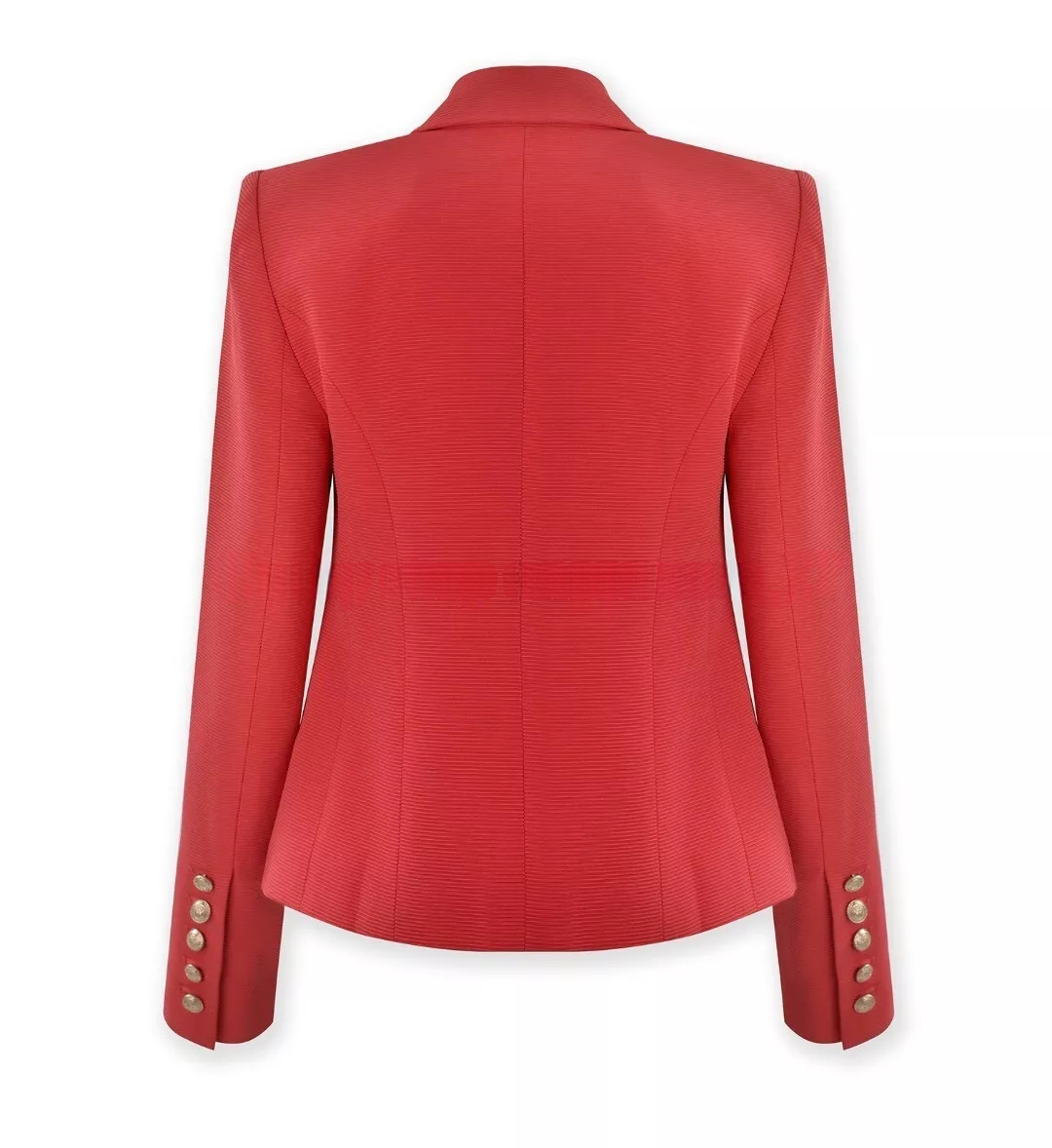Women L'AGENCE Brook Open Front Double Breasted Blazer Coat Jacket Watermelon