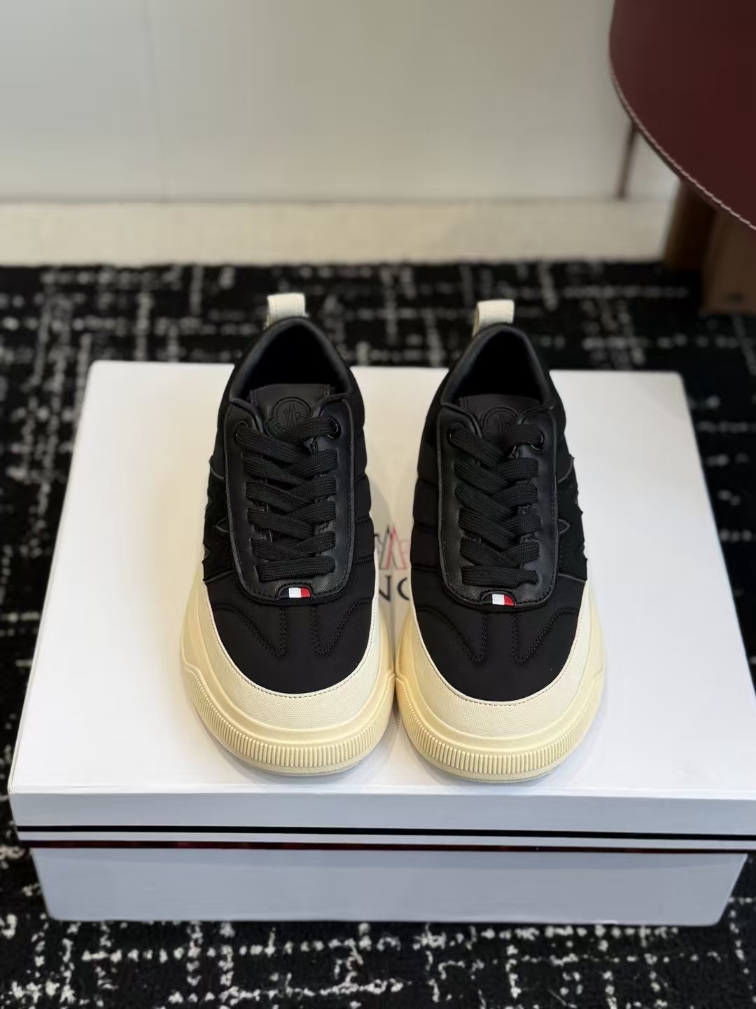 Moncler Altive Sneakers in Black | Vibram® Megagrip Outsole