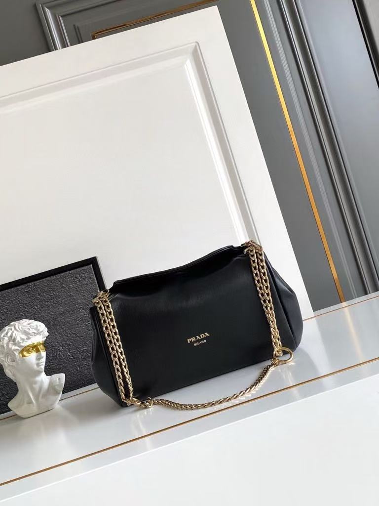 Prada Tumulte Leather Handbag