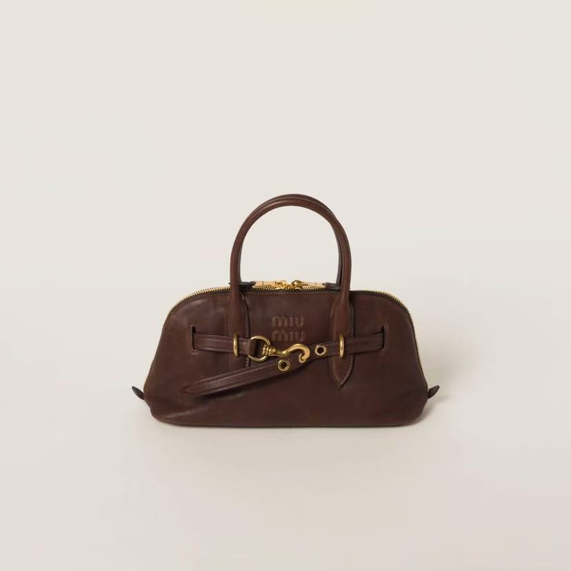 miumiu Aventure Nappa Leather Handbag