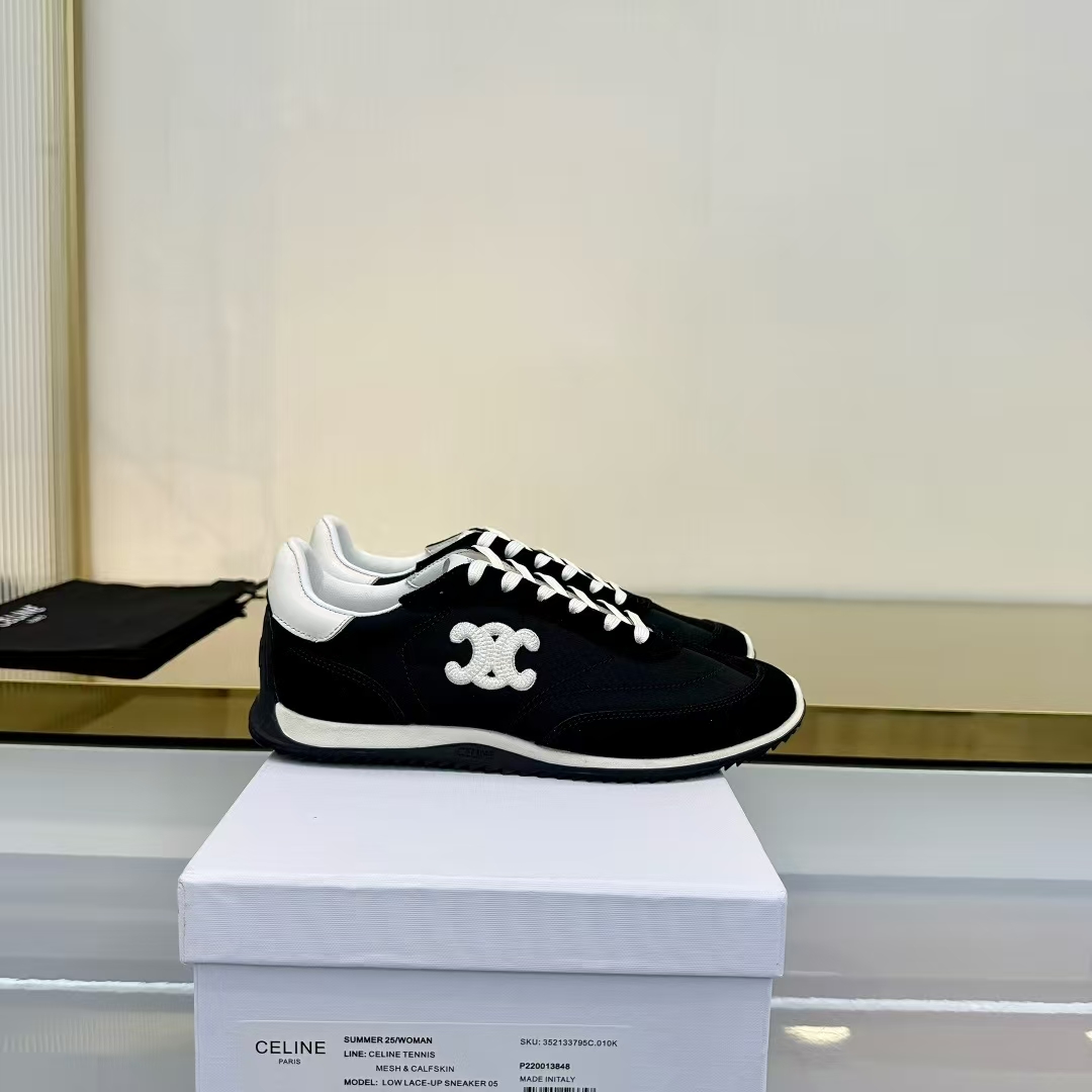Celine Racer Sneakers in Black & White | Urban Casual