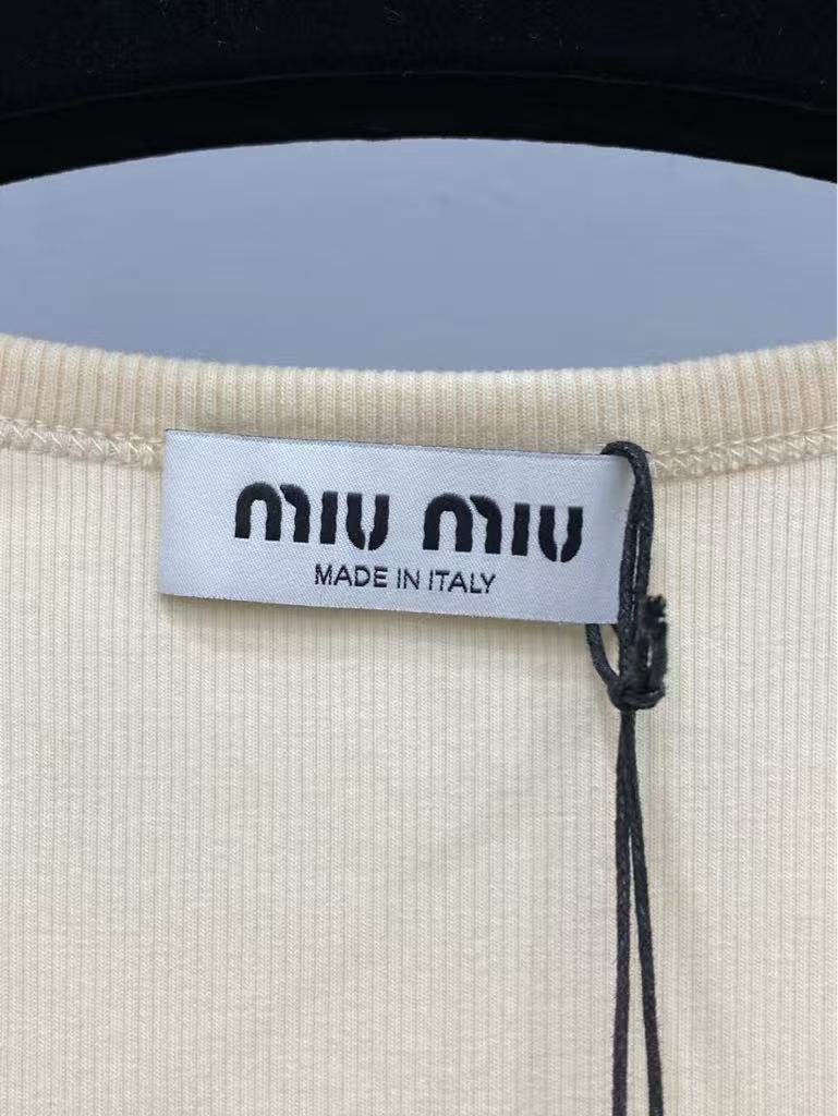 MIUMIU Ribbed Knit Vest