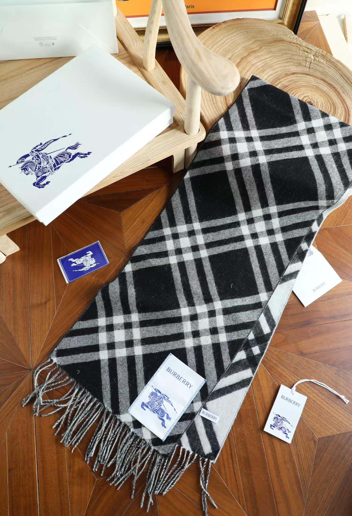 Burberry Reversible Cashmere Scarf