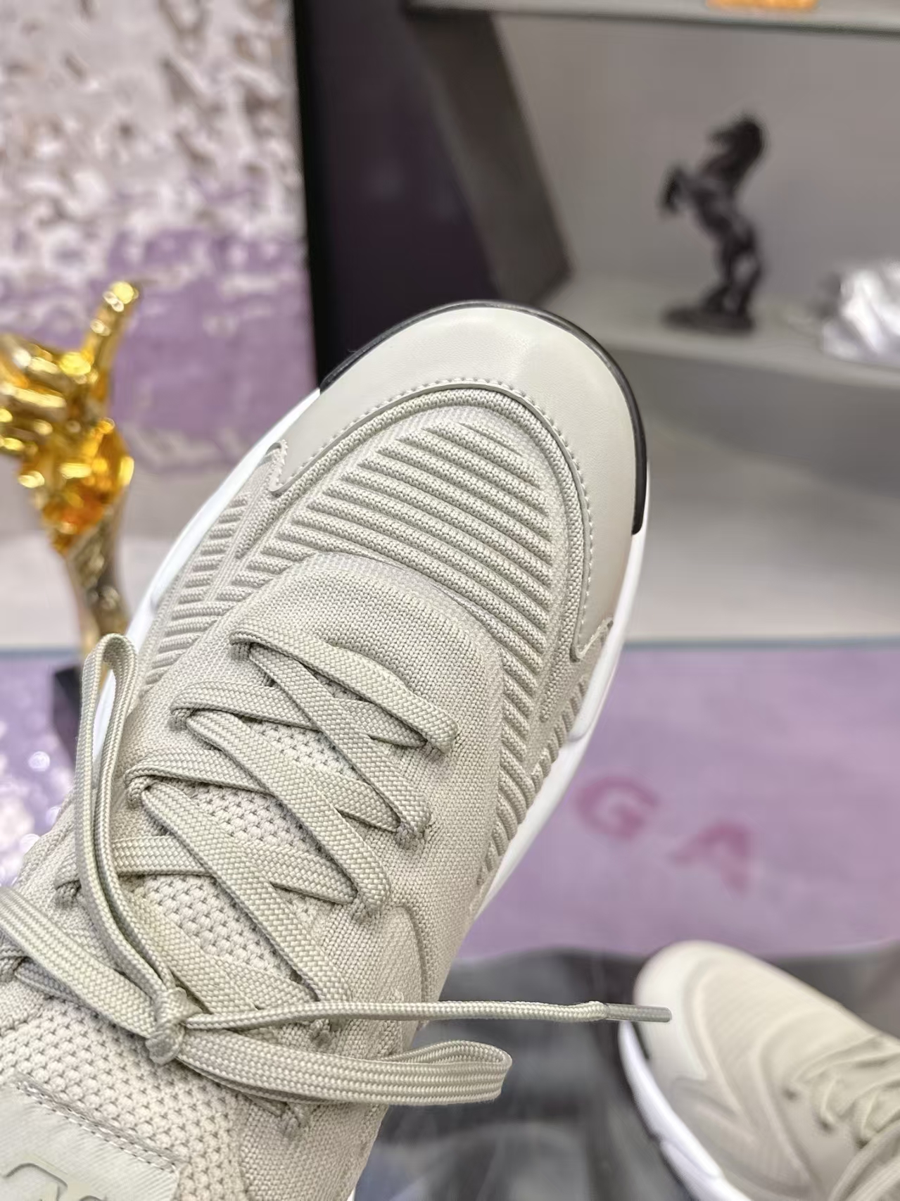 Louis Vuitton Runner Tatic Sneakers in Beige | Platform Sole